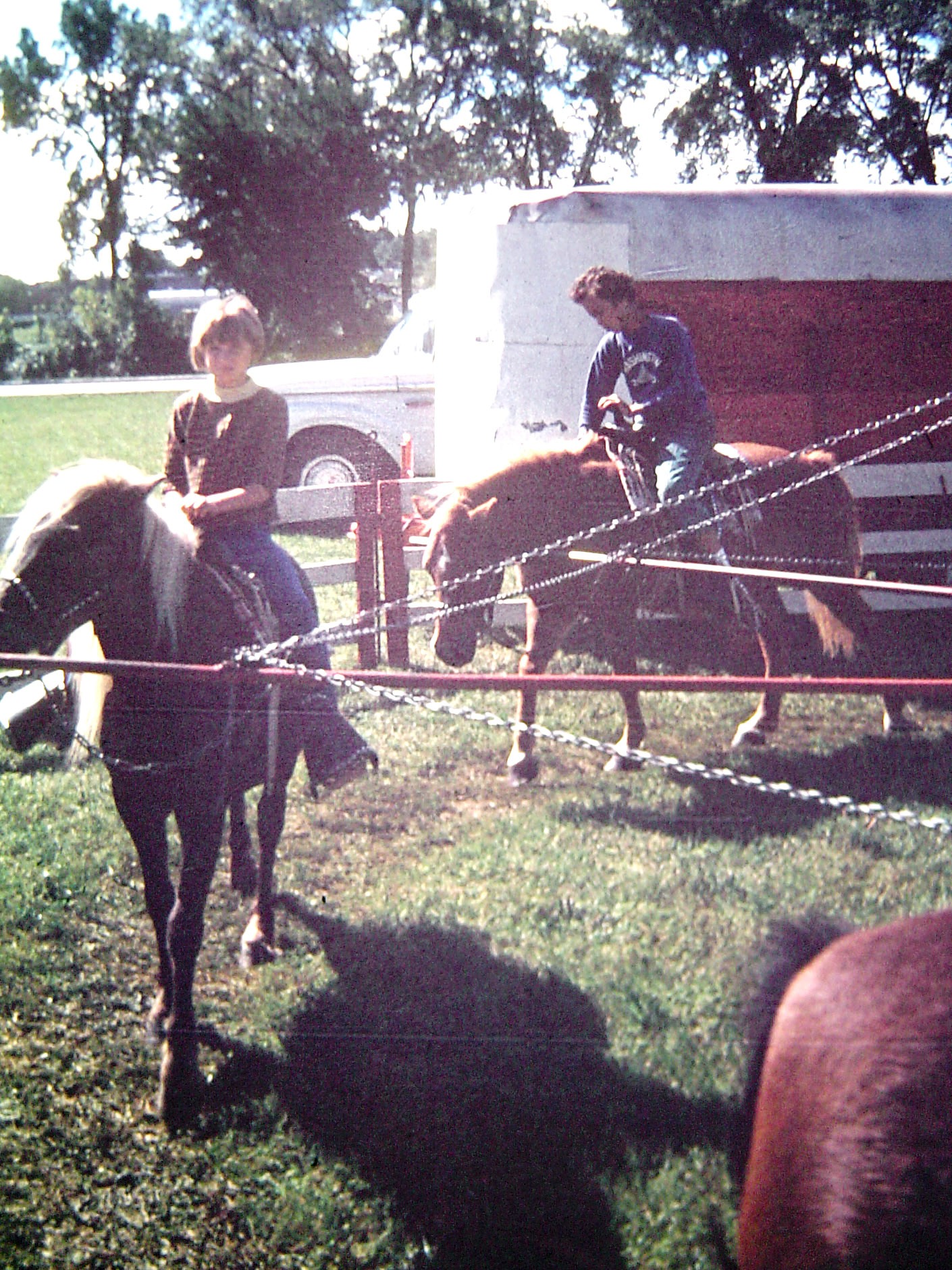 Pony rides at Westmorland neighborhood 4th of July, ca. 1968