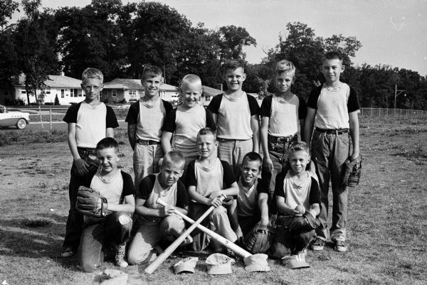 Rentschler West Midget Midvale baseball team, 1958