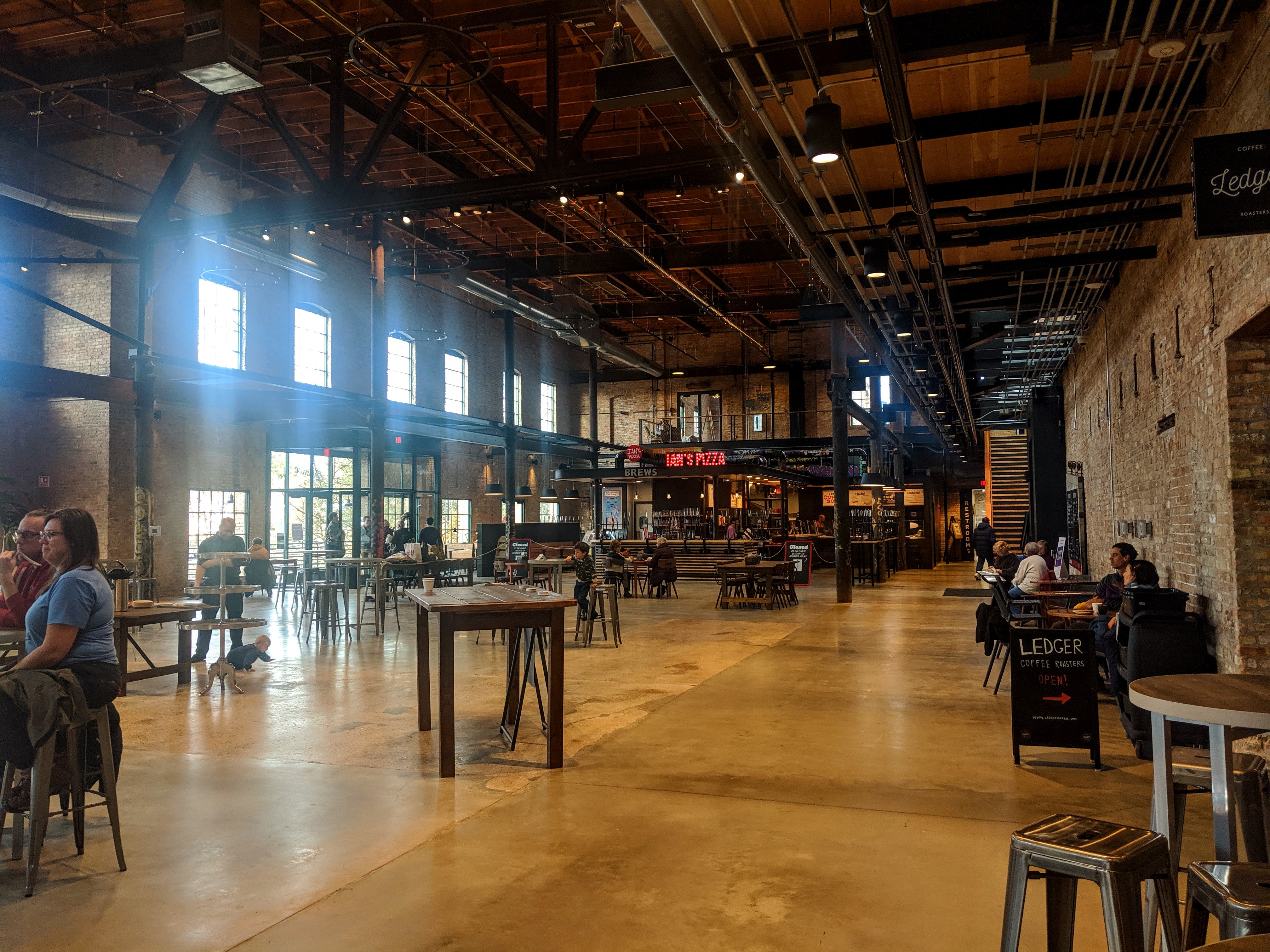 Interior of Garver Feed Mill, 2019