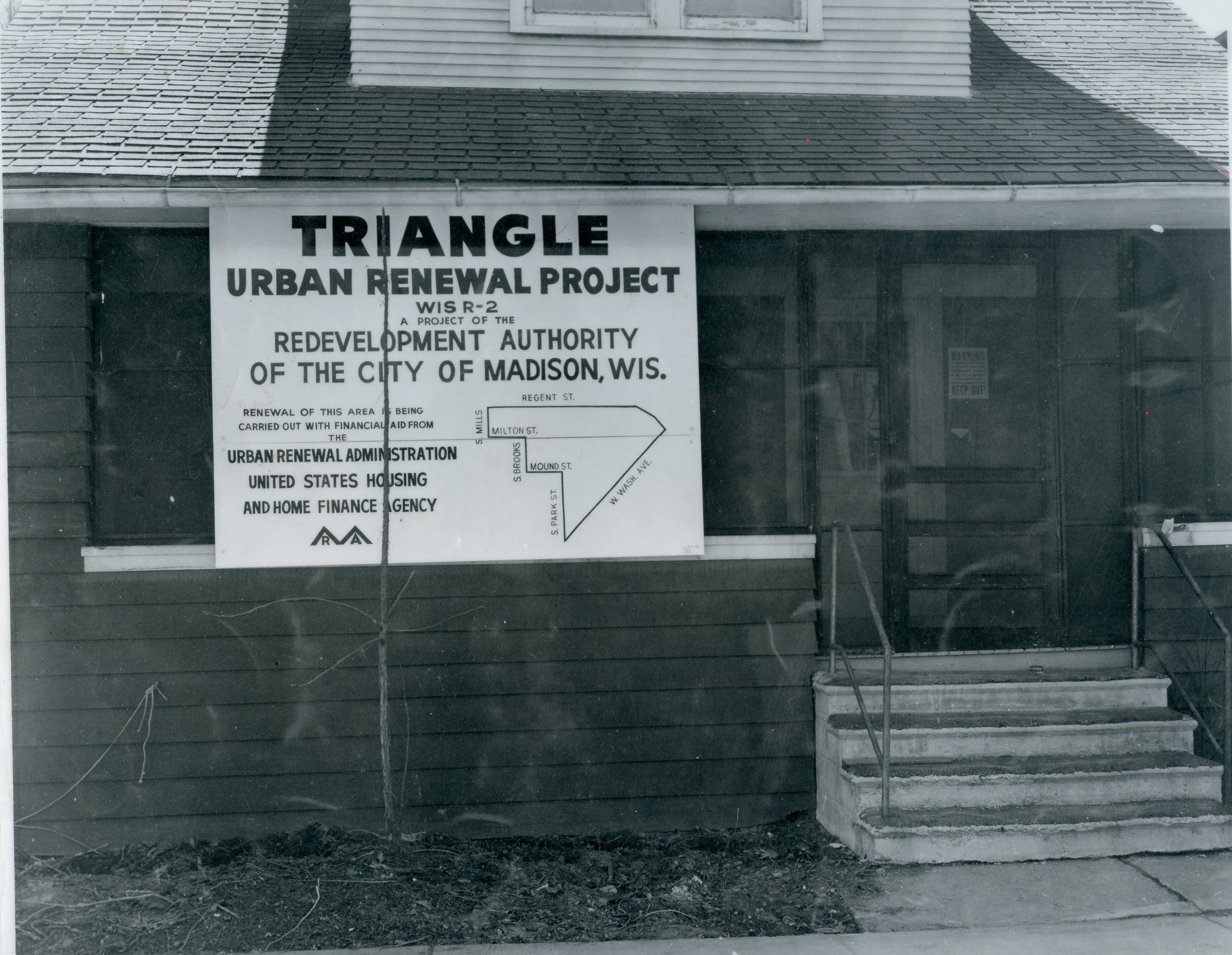 Photo of Triangle Urban Renewal sign Photo of Triangle Urban Renewal sign