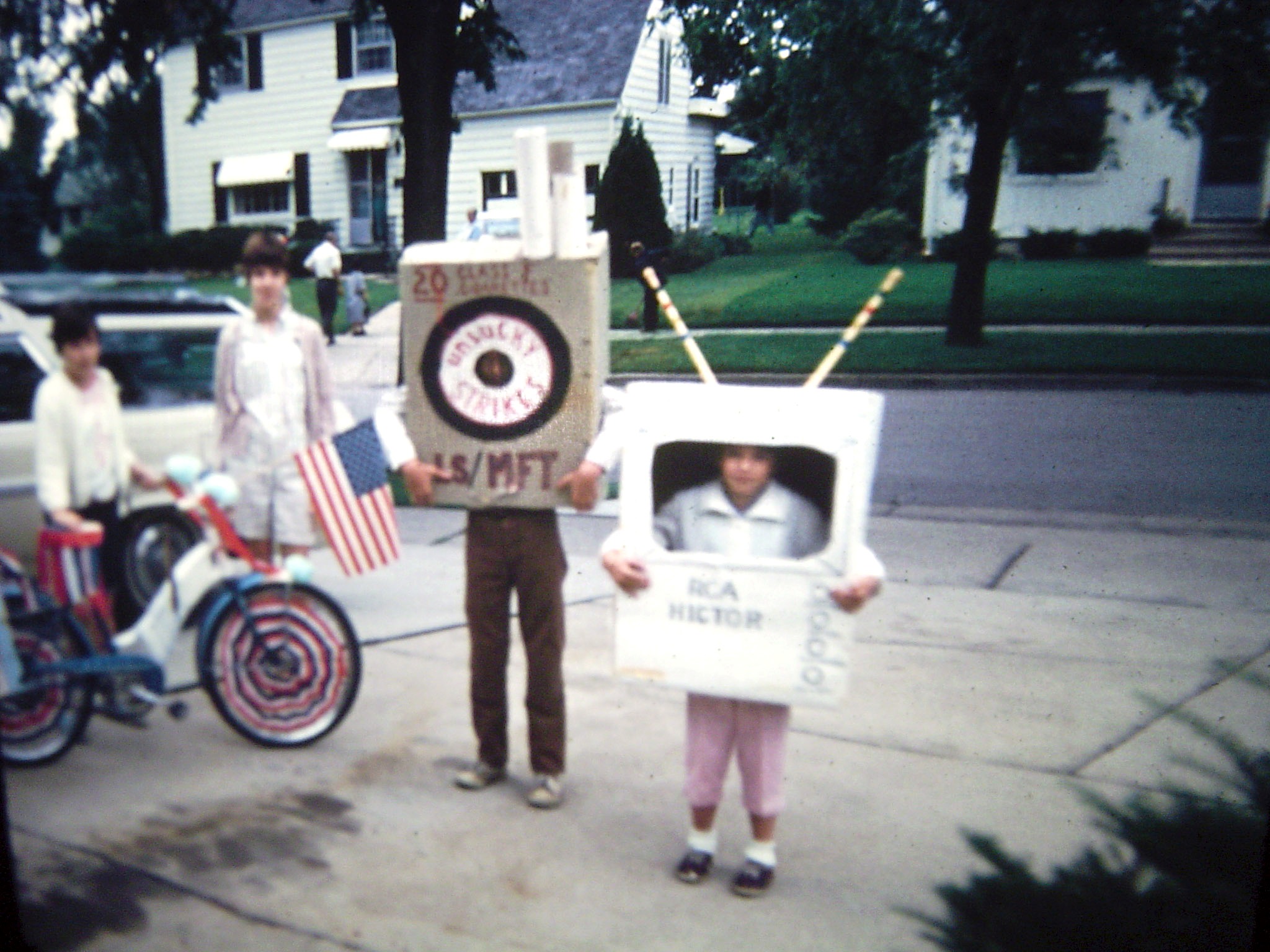 Preparing for 4th of July parade, ca. 1965