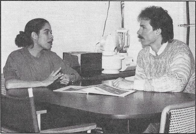 Joe Szwaja and Carmen Cruz, Madison, ca 1986