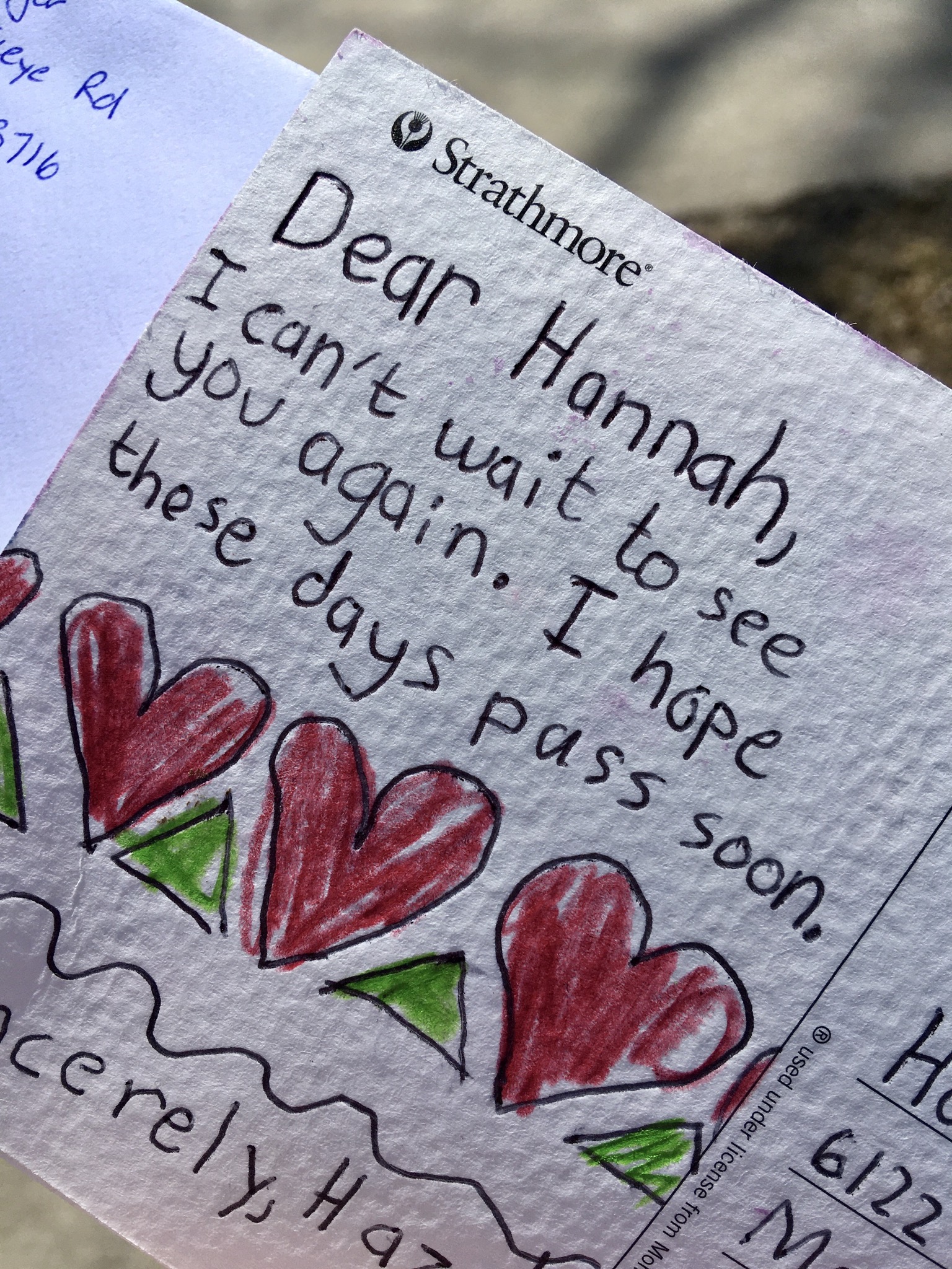 Third grade pen pals, 2020