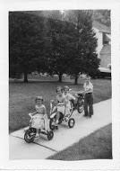 Cross children on July 4th, 1957
