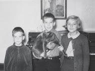Inhorn children with cat, 1965