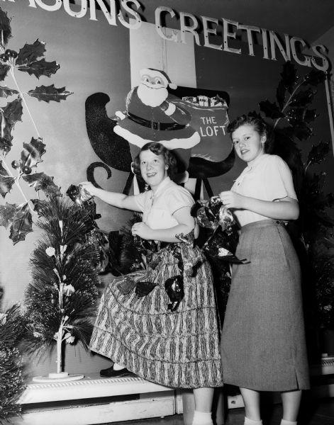 Photo of Holiday decorating at the Loft