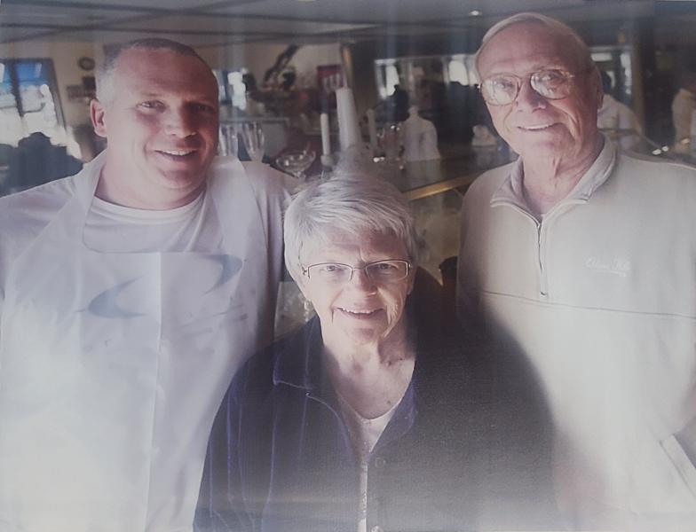 Photo of Chuck Lane and his parents