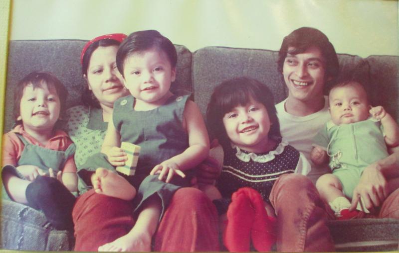 Photo of "Gonzalez" family, 1984 