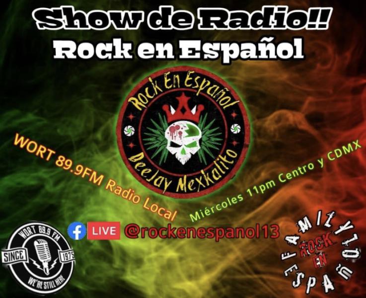 Web promotional graphic for Rock en Español, 2020s, Madison (Wis)