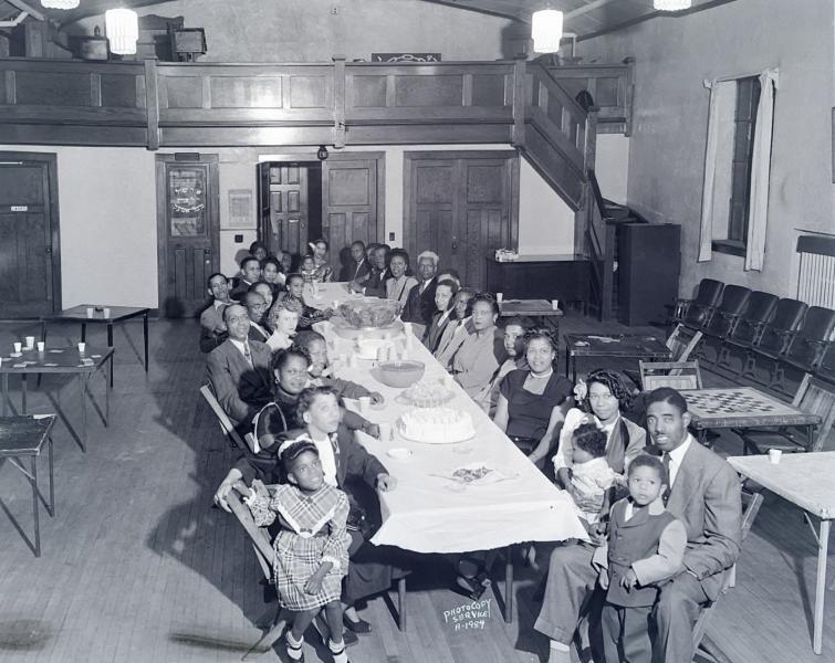 Birthday party at the Labor Lyceum, Madison, 1948