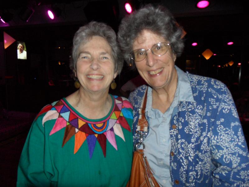 Mary Kay Baum and Sue Lloyd, 25th MASCP Anniversary celebration at the Cardinal Bar, Madison (Wis.), 2011. 
